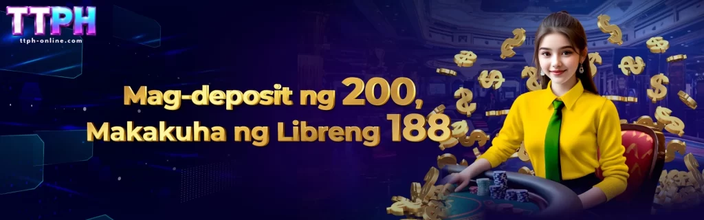 TTPH make deposit and claim rewards promotion with instant bonus offer